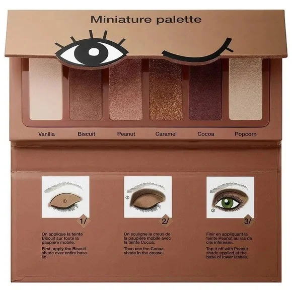 Sephora Eyeshadow Palette - warm cookies 6 colors matte and shimmer neutrals NEW - Picture 11 of 11